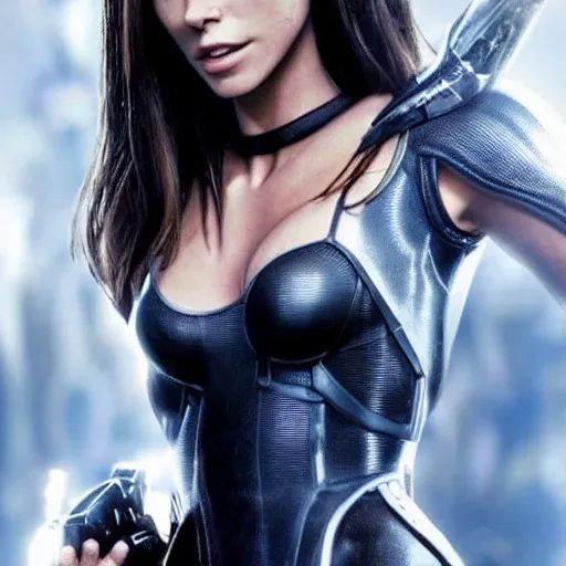 Image similar to Kate Beckinsale as Alita