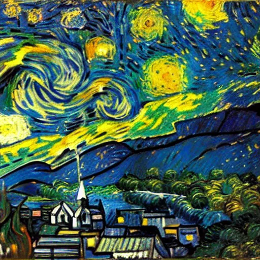 Image similar to artwork by van gogh