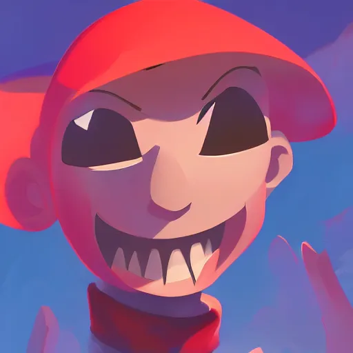 Image similar to face icon stylized minimalist the grim adventures of billy and mandy, loftis, cory behance hd by jesper ejsing, by rhads, makoto shinkai and lois van baarle, ilya kuvshinov, rossdraws global illumination