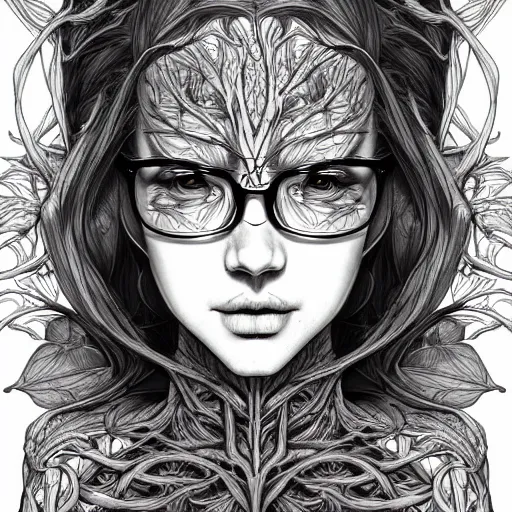Image similar to digital art, intricate veins and roots by James Jean and by artgerm , ultradetailed, trending on artstation,