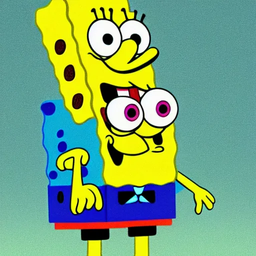 sad spongebob in low quality 