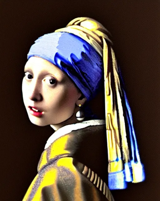 Prompt: girl with a pearl earring