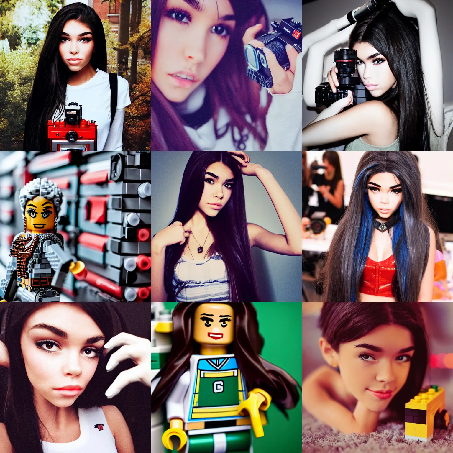 Prompt: madison beer as a lego toy, fantasy, dslr photo