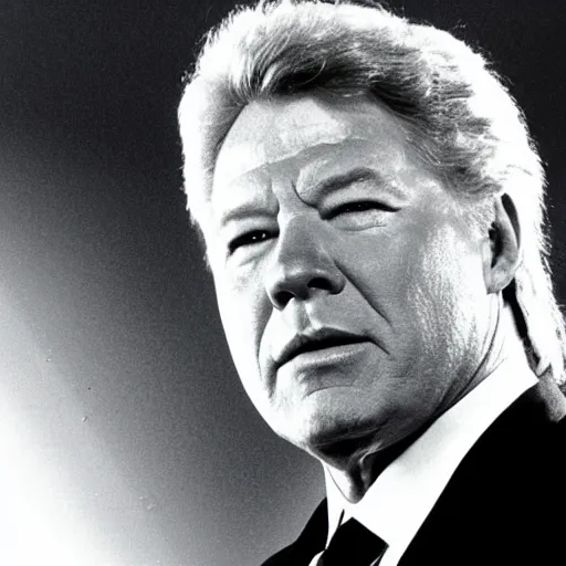 Prompt: William Shatner as Bill Clinton 4k detail