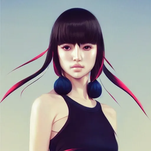 Image similar to a beautiful young japanese natalie portman alluring instagram model in crop top, by guweiz and wlop and ilya kuvshinov and artgerm, symmetrical eyes, aesthetic, gorgeous, stunning, alluring, attractive, artstation, deviantart, pinterest, digital art