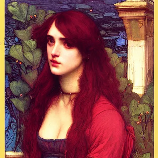 Image similar to art by, john william waterhouse, kilian eng, rosetti, john everett millais, 4 k