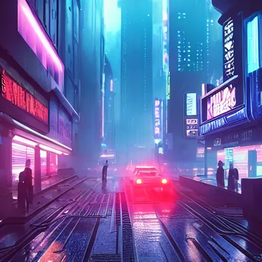 Prompt: a blade runner 2049 cyberpunk inspired city, futuristic setting, 4k ultra realistic neon light cities, incredibly detailed, studio quality