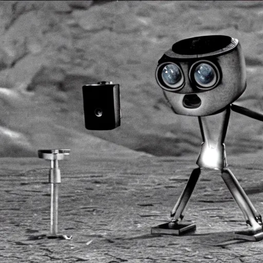 Image similar to wall · e in a twilight zone episode