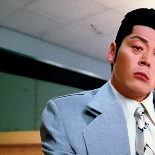 Image similar to a film still of Josuke Higashikata in Falling Down(1993)