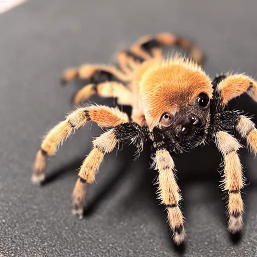 Prompt: chihuahua tarantula hybrid