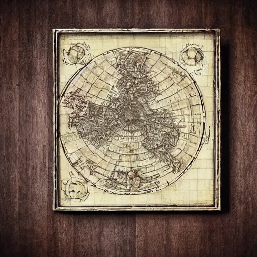 Image similar to ancient map, labyrinth map, old paper