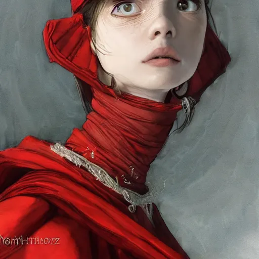 Image similar to portrait, anthropomorphic cardinal girl, druid, watercolor, dramatic lighting, cinematic, establishing shot, extremely high detail, foto realistic, cinematic lighting, pen and ink, intricate line drawings, by Yoshitaka Amano, Ruan Jia, Kentaro Miura, Artgerm, post processed, concept art, artstation, matte painting, style by eddie mendoza, raphael lacoste, alex ross,