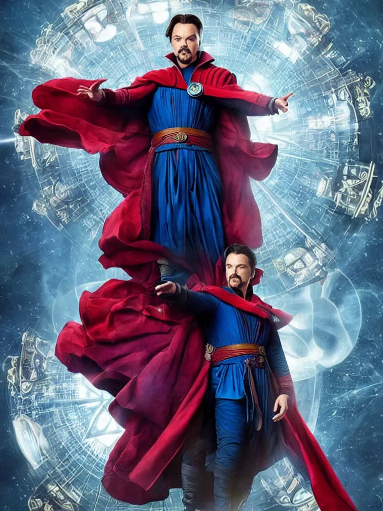 Prompt: Leonardo Di Caprio as Doctor Strange