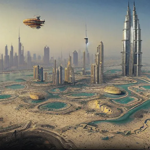 Prompt: gta : dubai, by ferdinand knab