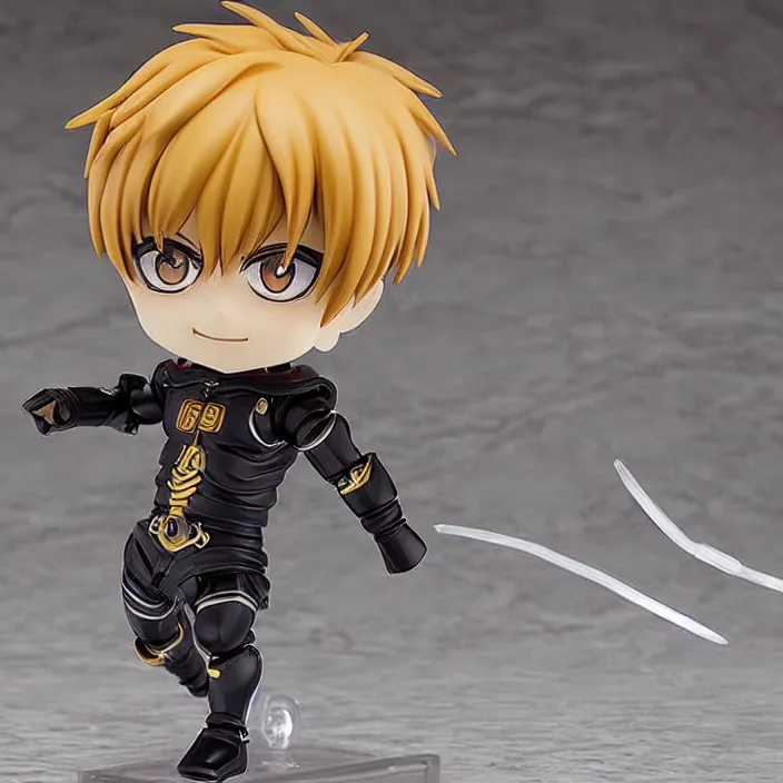 Image similar to Genos, An anime Nendoroid of Genos , figurine, detailed product photo