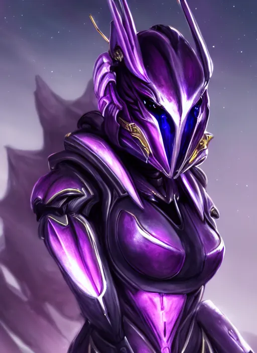 Image similar to cinematic goddess close shot, galactic sized proportional stunning beautiful hot female warframe, sleek mecha female dragon head, metal ears, led purple eyes, smooth fuschia skin, smooth silver armor, floating in space, holding a galaxy, epic proportions, epic size, epic scale, furry art, dragon art, giantess art, warframe fanart, furaffinity, octane