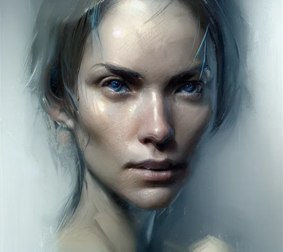 Prompt: a hyper-detailed portrait of a unique inhuman creature by Craig Mullins; trending on artstation; 90mm; f/1.4