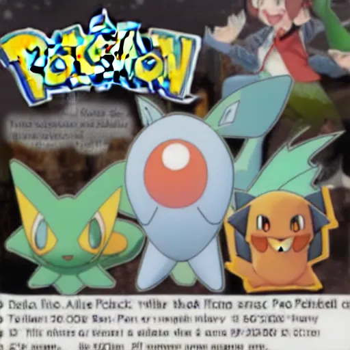Image similar to a new pokemon
