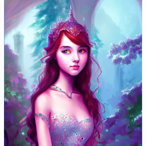 Prompt: happy teen girl fairytale fantasy _ dramatic _ intricate _ elegant _ highly _ detailed _ digital _ painting _ artstation _ concept _ art _ smooth _ sharp _ focus _ illustration