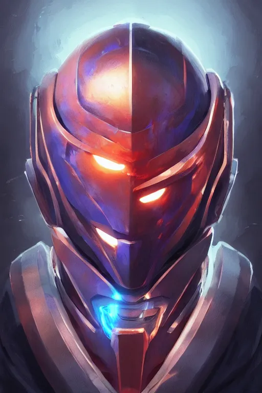 Image similar to epic mask helmet robot ninja portrait stylized as fornite style game design fanart by concept artist gervasio canda, behance hd by jesper ejsing, by rhads, makoto shinkai and lois van baarle, ilya kuvshinov, rossdraws global illumination radiating a glowing aura global illumination ray tracing hdr render in unreal engine 5