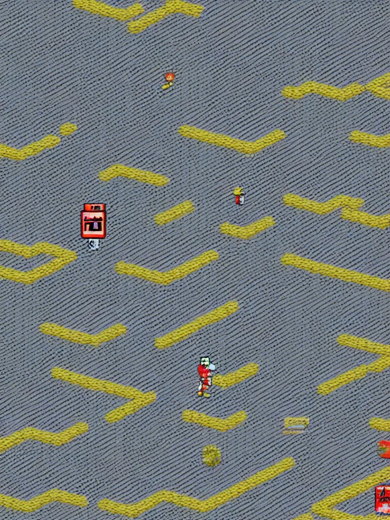 NES Nintendo game, man walking in city sidescroller, Stable Diffusion OpenArt