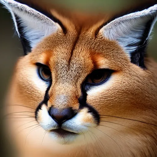 Image similar to portrait photo of cute fluffy caracal, with cowboy hat, highly detailed, high resolution, cosplay photo, stunning, bokeh soft, 1 0 0 mm, trending on instagram, by professional photographer, soldier clothing, shot with a canon, low saturation