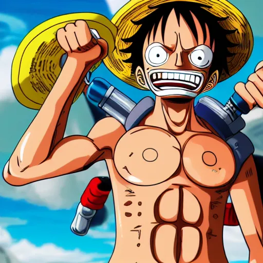 Prompt: a photo of one piece's franky the cyborg, hyper realistic face, cinematic, long shot, hyper detailed, 8 k resolution, sharp lends, wide lens