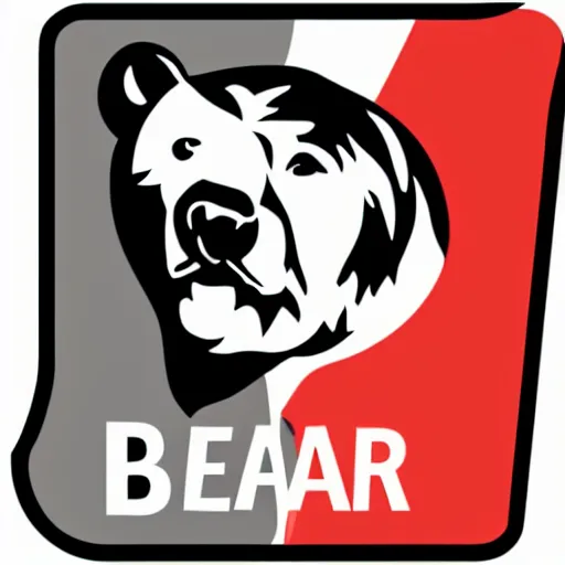 Image similar to bear, logo