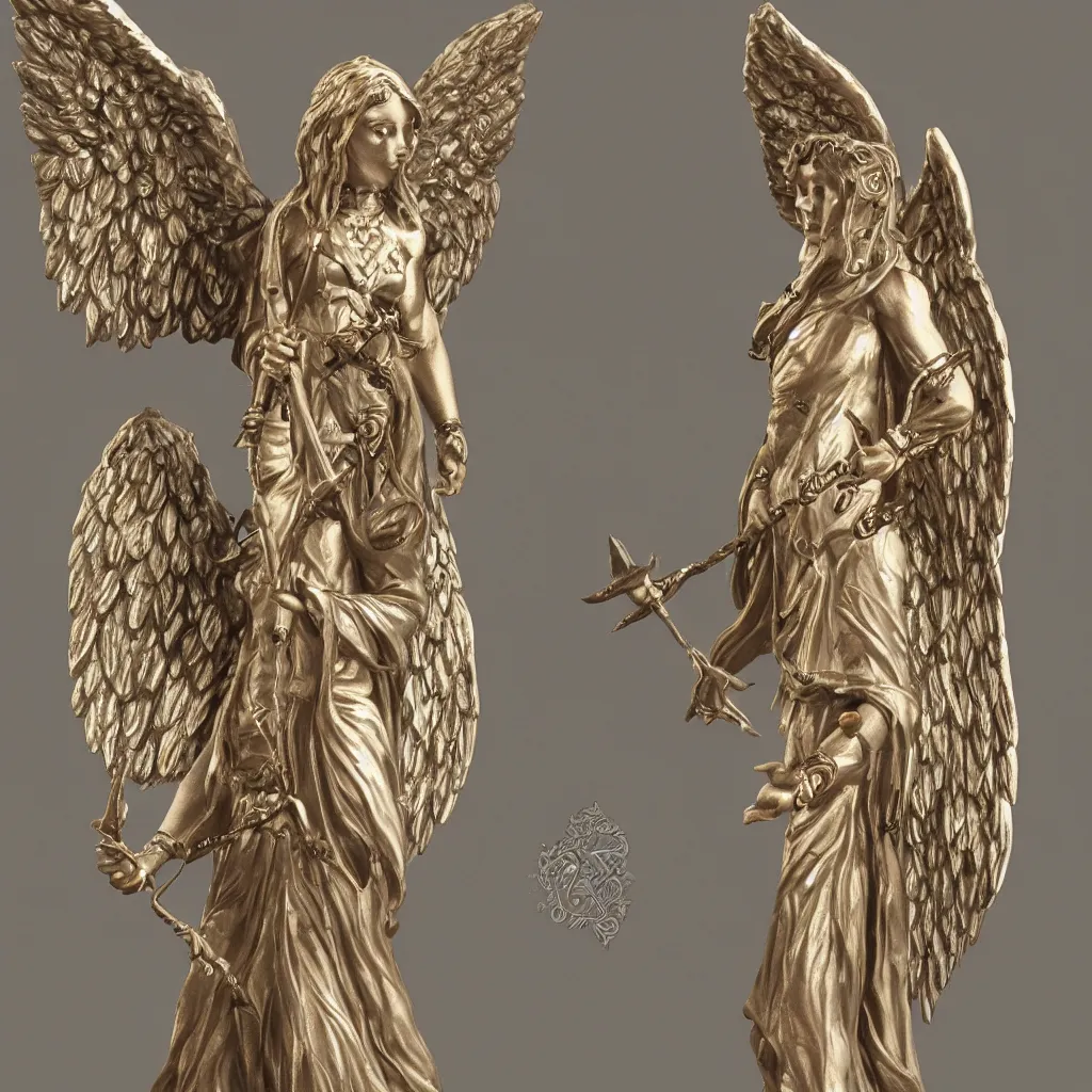 Image similar to biblically accurate angel, malakh; seraphim; ophanim, 4k