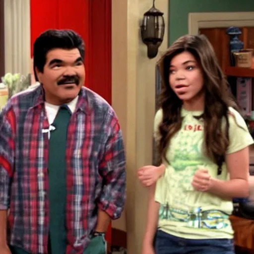 Image similar to george lopez guest appearance, still from icarly