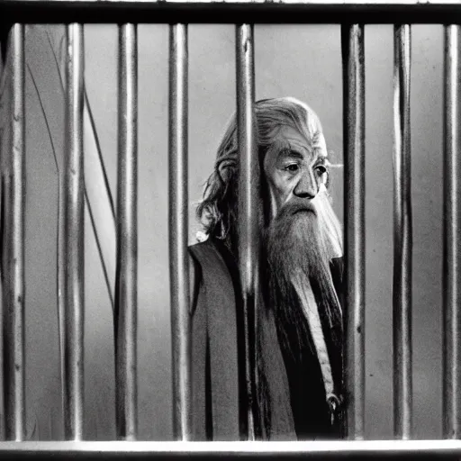 Image similar to photo of gandalf in jail