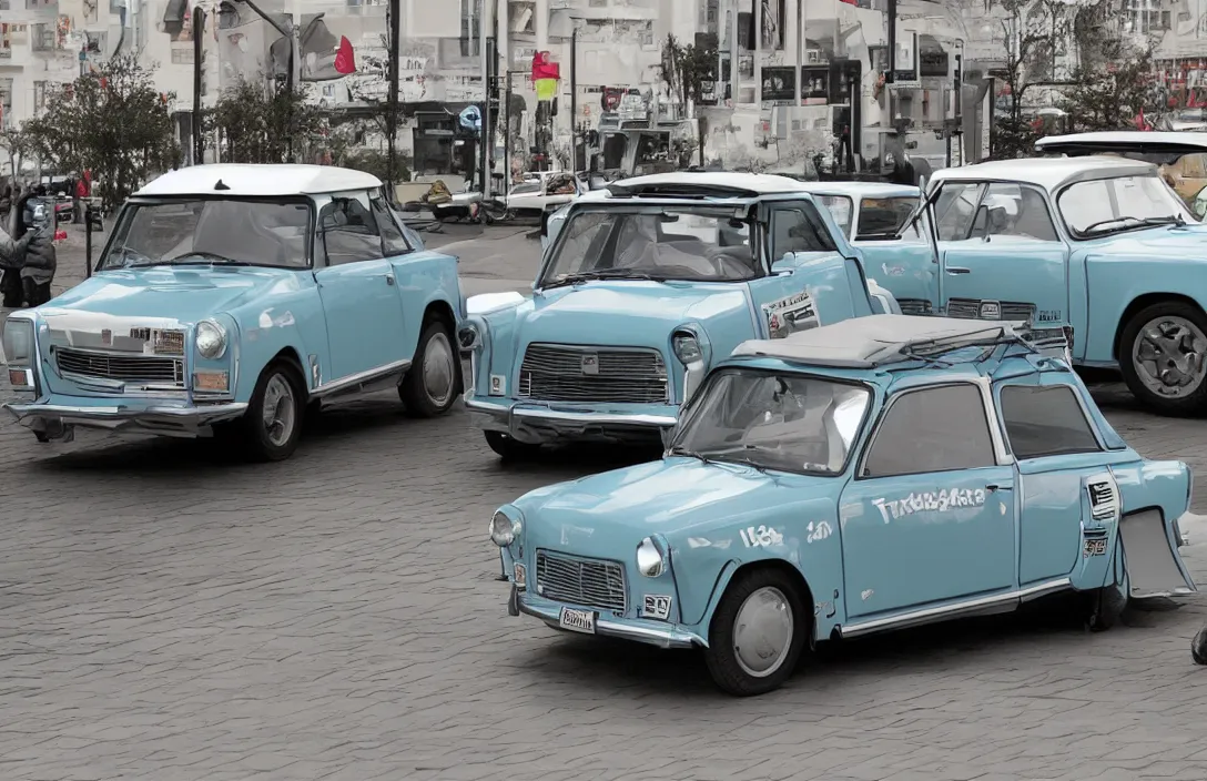 Image similar to Trabant if they brought it back in 2022