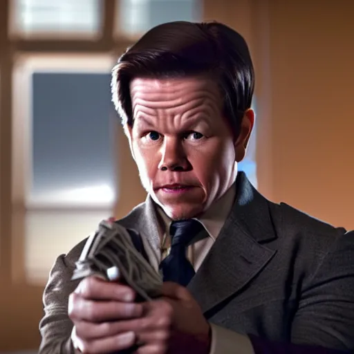 Image similar to mark wahlberg is president martin van buren, 2 0 1 4 movie still, promotional image, red fox of kinderhook