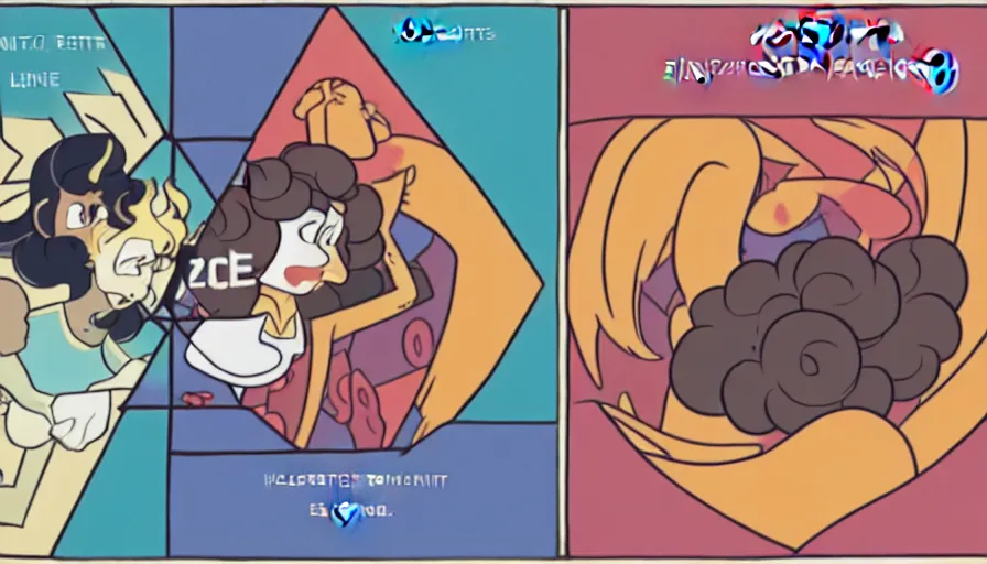 Image similar to the two complementary forces that make up all aspects and phenomena of life, by Rebecca Sugar