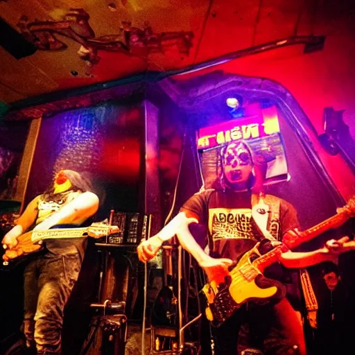 Prompt: harassor band live in los angeles mountain bar “ katsuhiro otomo ” neo tokyo