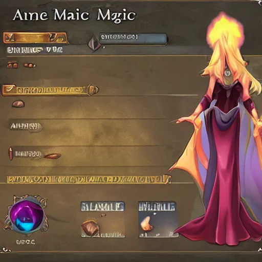Image similar to female using arcane magic, arcane