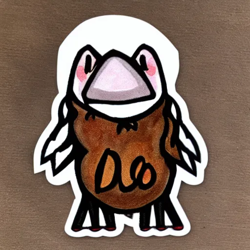 Image similar to cute dodo sticker