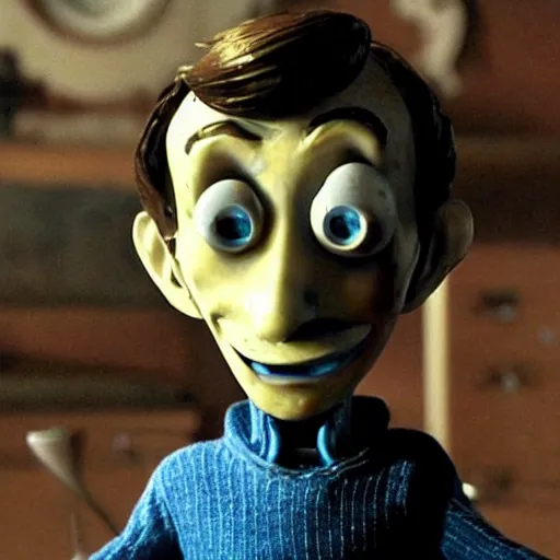 Image similar to A still of Bryan Cranston in the film Coraline, highly detailed, very detailed, extremely detailed, detailed, HD Quality, taken in the mid 2000s, film still