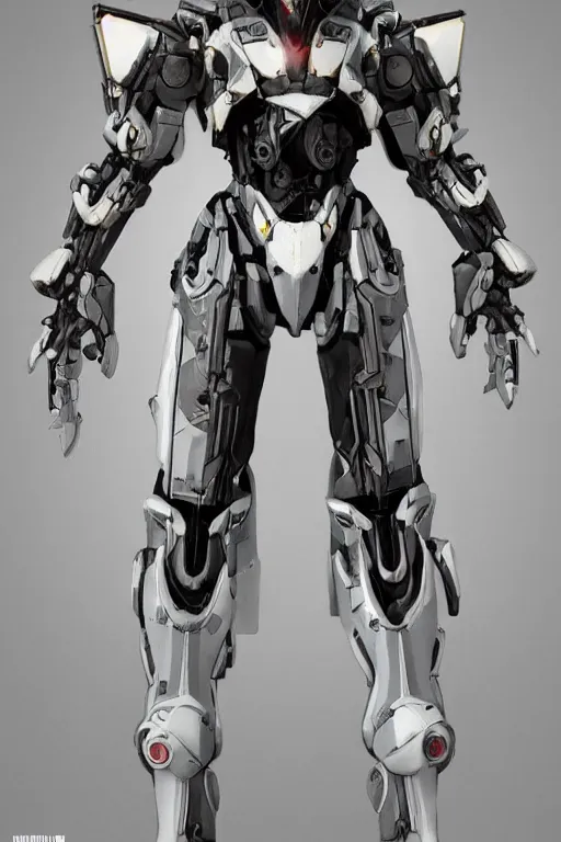 Image similar to very symmetrical!! full body armored cyborg concept power suit from anthem video game, by vitaly bulgarov, by yoji shinkawa, by joss nizzi, by shoji kawamori, bioware, mecha, deviantart, artstation, render, unreal engine