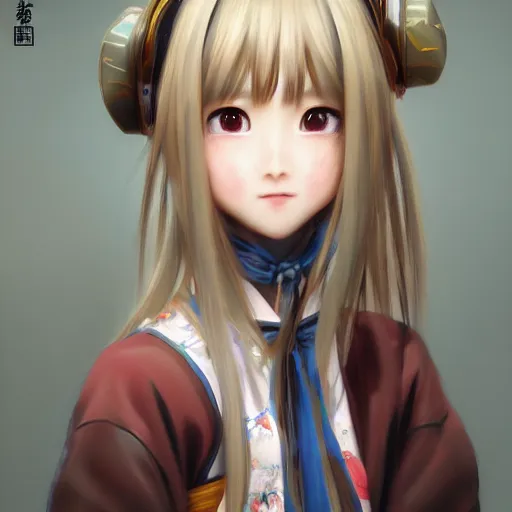 Prompt: ultra-detailed, HD semirealistic anime CG concept art digital painting of a Japanese schoolgirl, by a Chinese artist at ArtStation, by Huang Guangjian, Fenghua Zhong, Ruan Jia, Xin Jin and Wei Chang. Realistic artwork of a Chinese videogame, gentle an harmonic colors.