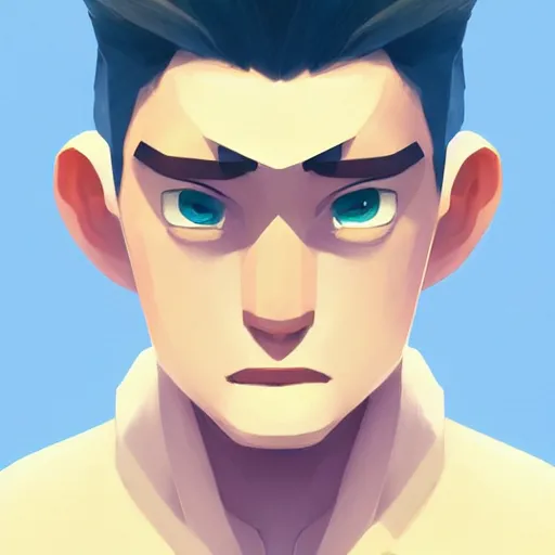 Image similar to face icon stylized minimalist nintendo, loftis, cory behance hd by jesper ejsing, by rhads, makoto shinkai and lois van baarle, ilya kuvshinov, rossdraws global illumination