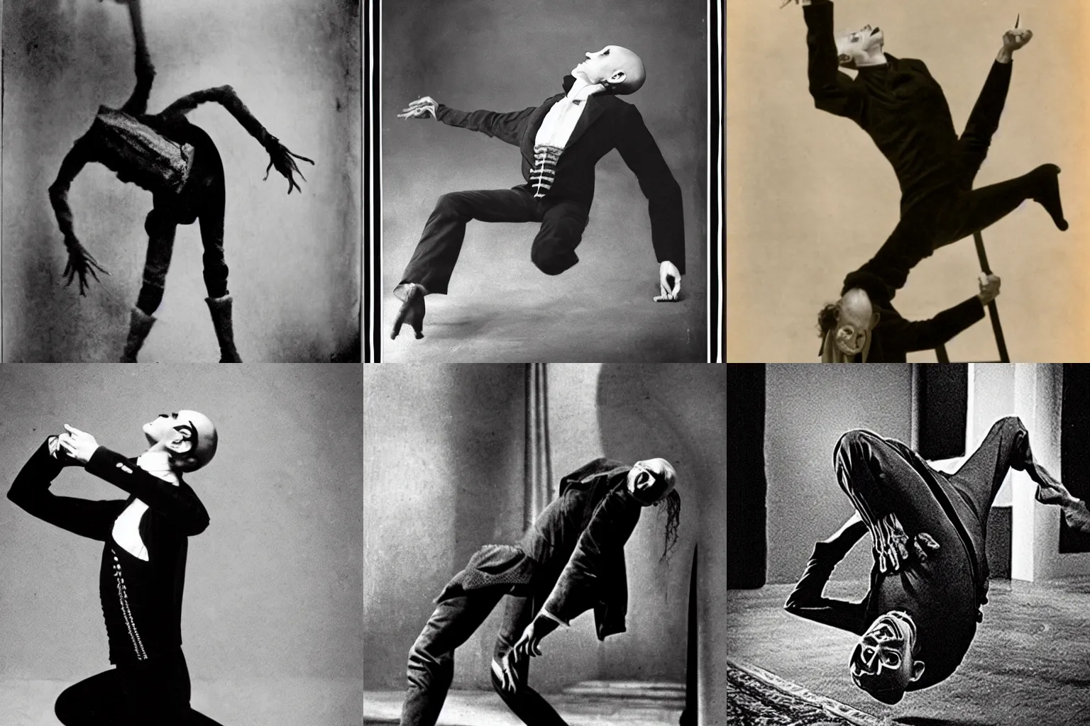 Prompt: count orlok contortionist