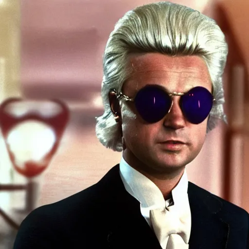 Image similar to geert wilders as willy wonka and the chocolate factory