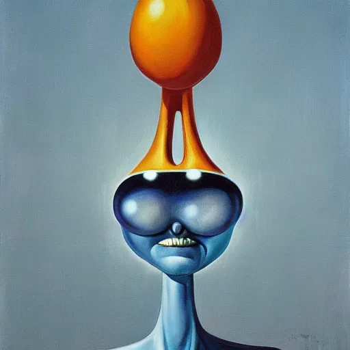 Image similar to alien by wayne thiebaud