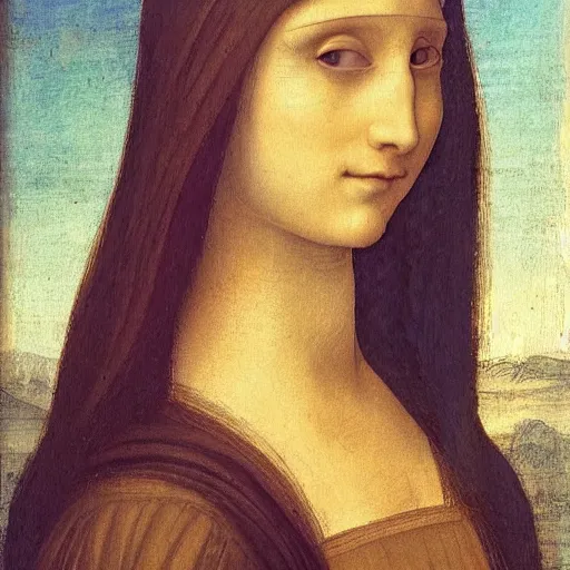 Prompt: a painting of a woman with long hair by leonardo da vinci, pixabay contest winner, academic art, da vinci, academic art, detailed painting