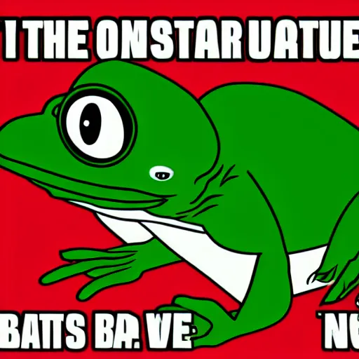 Prompt: the rarest pepe