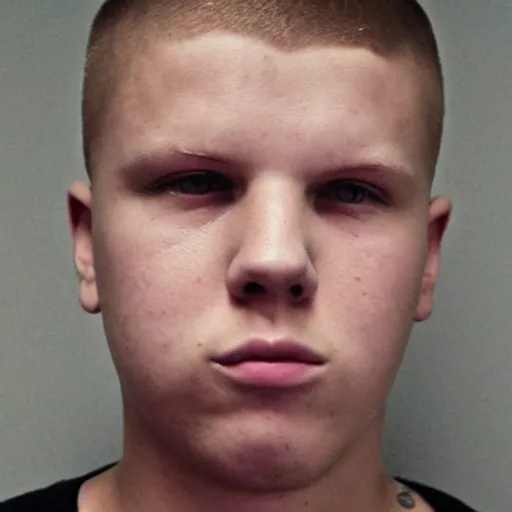 Image similar to yung lean mugshot