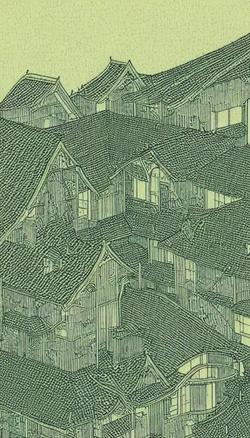 Prompt: witch house space, sharp focus, risograph by kawase hasui, cinematic, game art