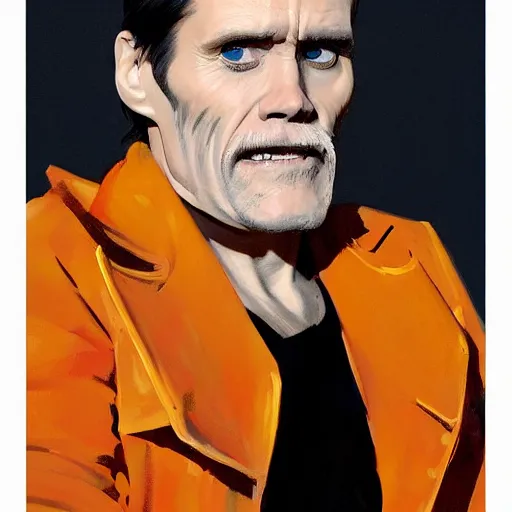 Image similar to greg manchess portrait painting of jim carrey playing role of doctor ivo robotnik, medium shot, asymmetrical, profile picture, organic painting, sunny day, matte painting, bold shapes, hard edges, street art, trending on artstation, by huang guangjian and gil elvgren and sachin teng