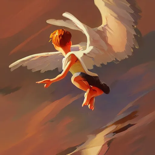 Image similar to peanut, peanut with wings, flying peanut, peanuts behance hd artstation by Jesper Ejsing, by RHADS, Makoto Shinkai and Lois van baarle, ilya kuvshinov, rossdraws